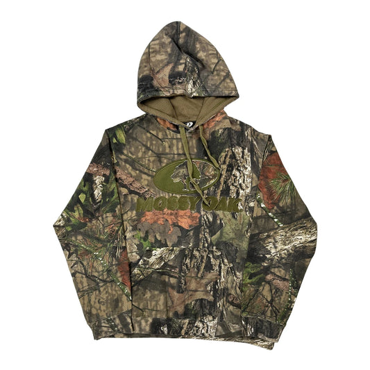 Mossy Oak Camo Hoodie - XL Camo Cotton Blend