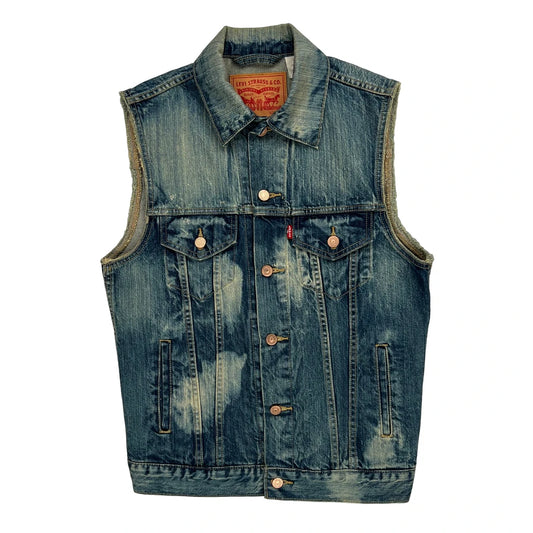 Levis Denim Gilet - Small Blue Denim