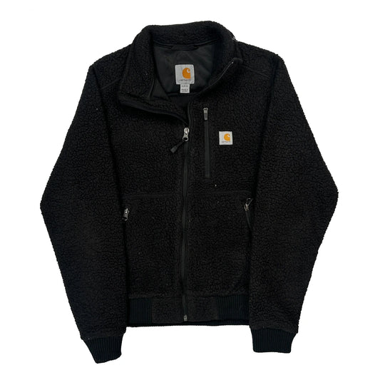 Carhartt Fleece Jacket - Small Black Polyester