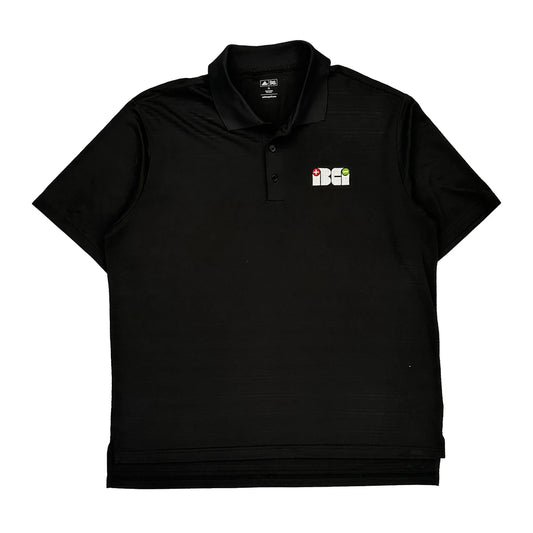 Adidas Polo Shirt - XL Black Polyester