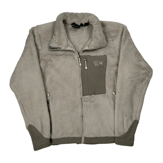Mountain Hard Wear Fleece Jacket - Large Grey Polyester