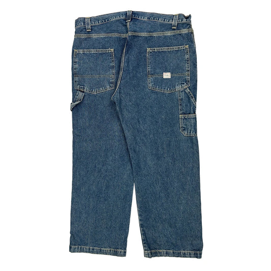 Unbranded Carpenter Jeans - 40W 29L Blue Cotton