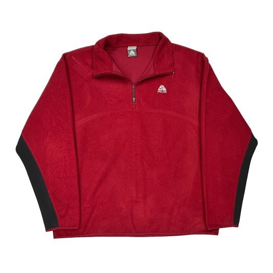 Therma Nike Acg 1/4 Zip - 2XL Black Polyester