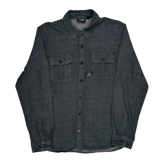 Vans Shirt - Large Grey Cotton