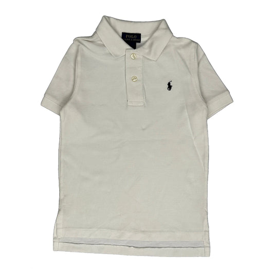 Age 3-4 Polo By Ralph Lauren Polo Shirt - 2XS White Cotton