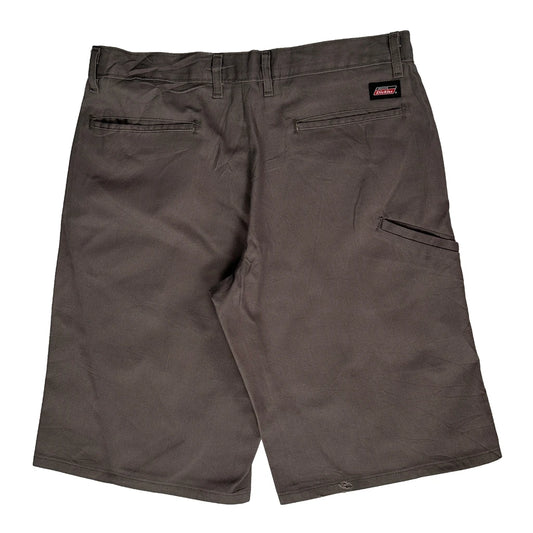 Dickies Carpenter Shorts - 32W 12L Brown Polyester Blend