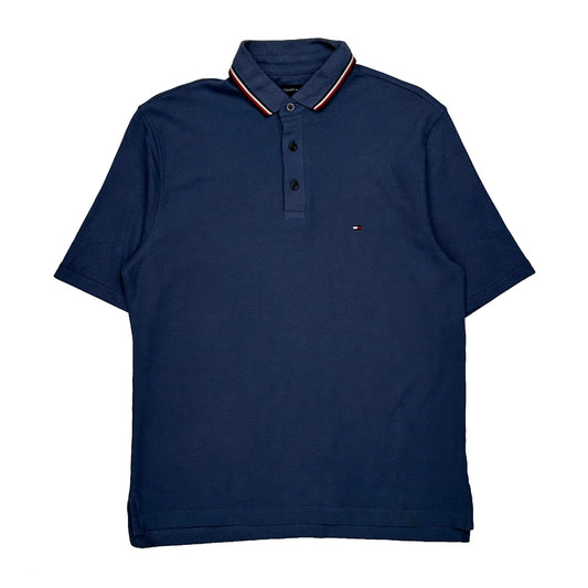 Vintage Tommy Hilfiger Polo Shirt - Small Blue Cotton