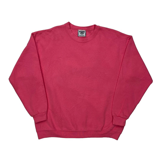 Lee Sweatshirt - XL Pink Cotton