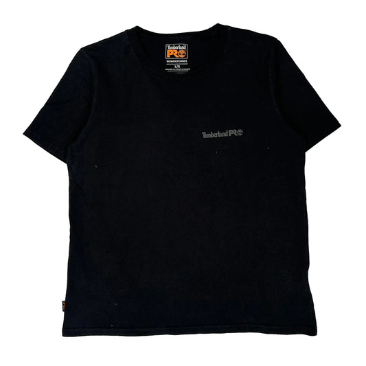 Vintage Timberland T-Shirt - Large Black Cotton