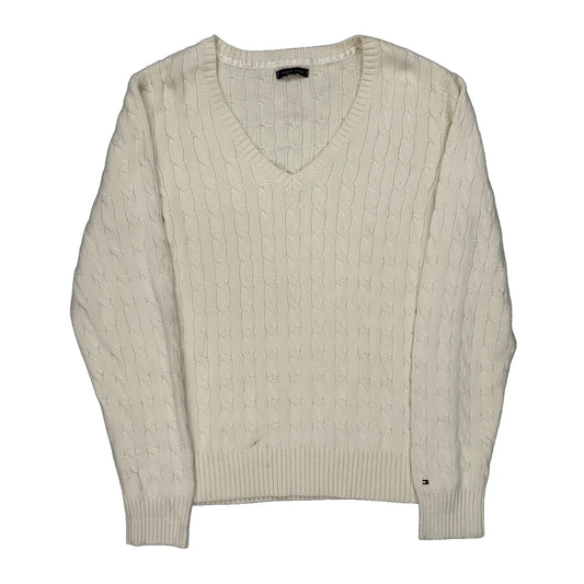 Tommy Hilfiger Jumper - Medium Cream Cotton