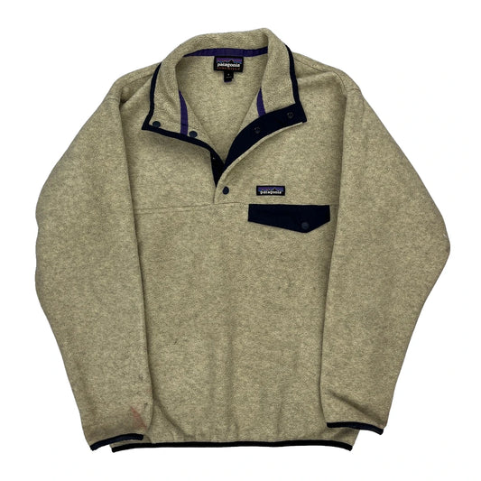 Synchilla Patagonia Fleece - Small Beige Polyester