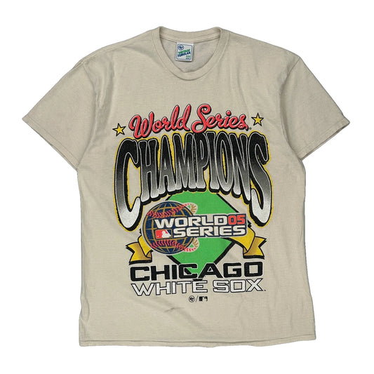 Chicago White Sox 47 Mlb T-Shirt - Small Beige Cotton
