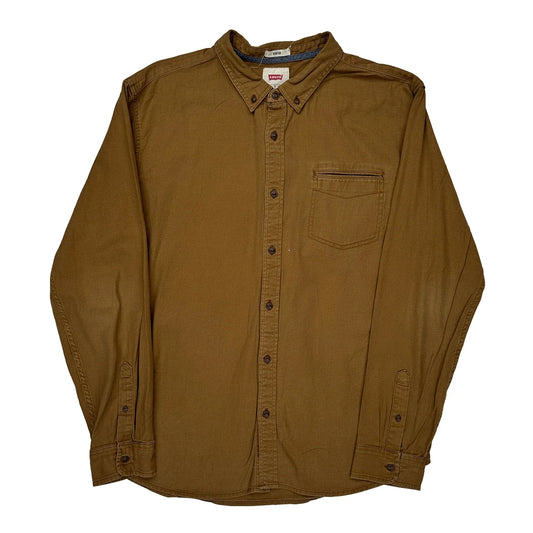 Levis Shirt - XL Brown Cotton