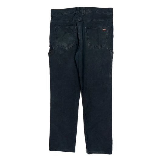 Dickies Carpenter Trousers - 36W 31L Black Cotton