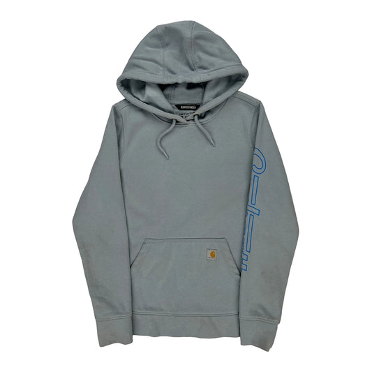 Carhartt Hoodie - Small Grey Cotton Blend