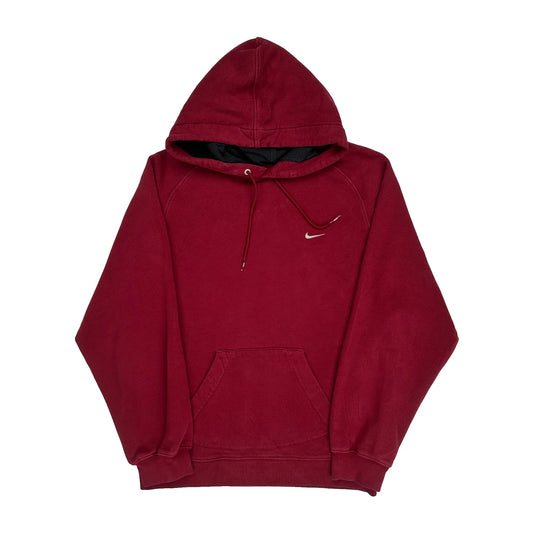 Nike Hoodie - Medium Red Cotton