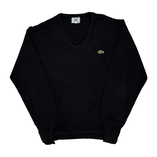Lacoste Jumper - Large Black Wool