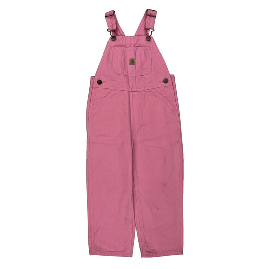 Age 4 Carhartt Dungarees - XS Pink Cotton