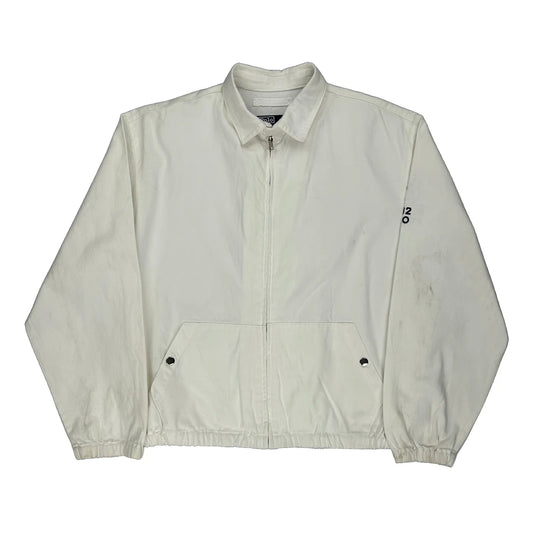 Polo By Ralph Lauren Harrington Jacket - Small White Cotton