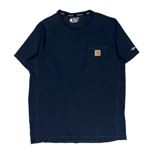 Carhartt T-Shirt - Large Navy Cotton