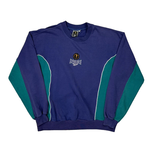 Comrades Marathon Reebok Graphic Sweatshirt - Large Purple Cotton