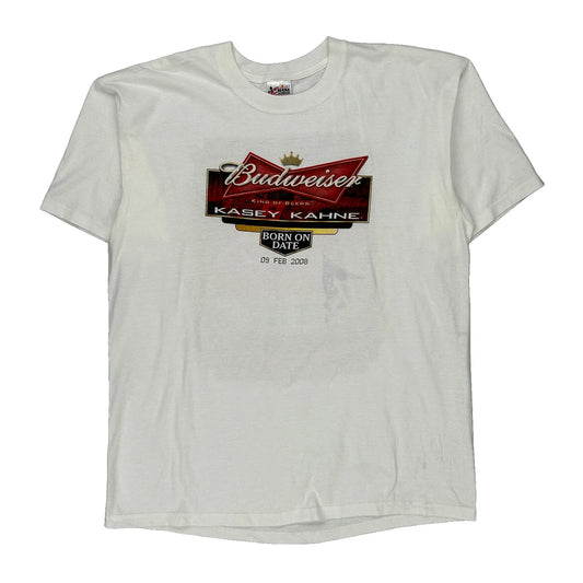 Nascar Chase Authentics Graphic T-Shirt - XL White Cotton
