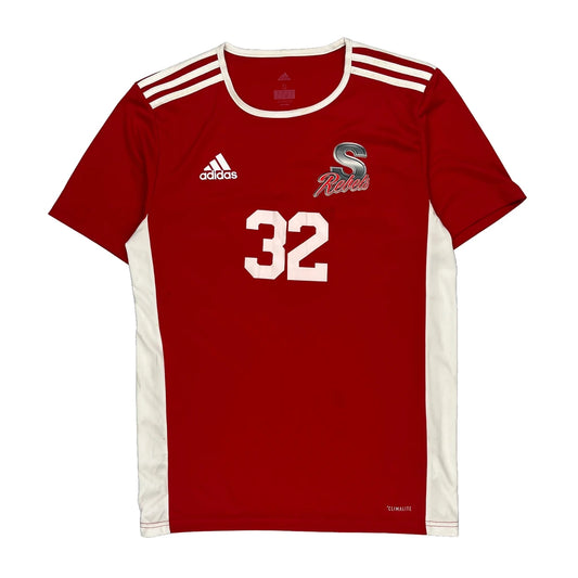 Rebels Adidas Football Jersey - Small Red Polyester