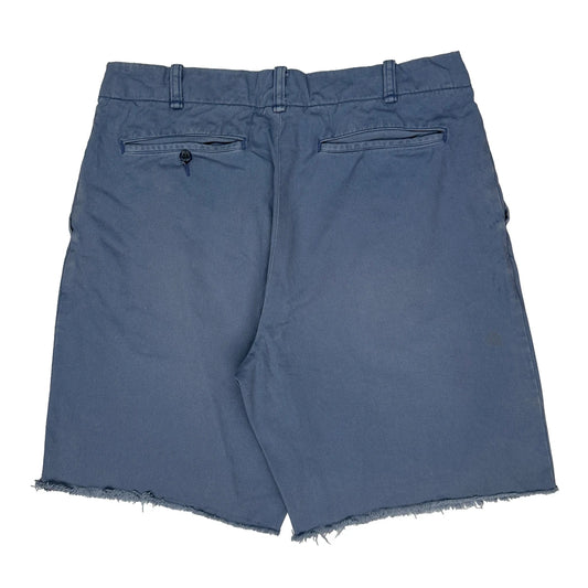 Unbranded Chino Shorts - 34W 10L Blue Cotton