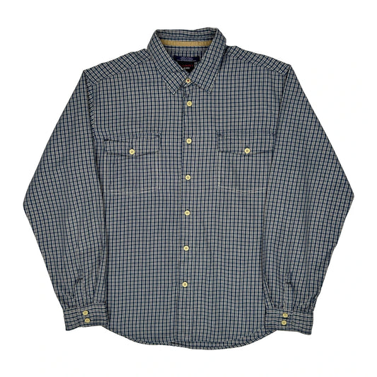 Vintage Tommy Jeans Checked Shirt - XL Blue Cotton