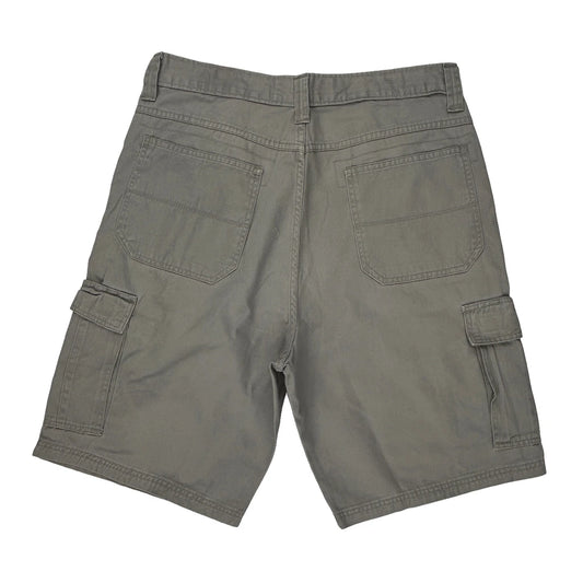 Wrangler Cargo Shorts - 36W 10L Grey Cotton