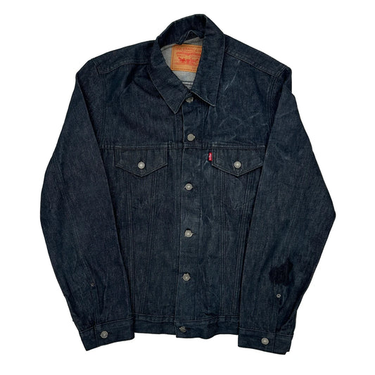 Levis Denim Jacket - Large Dark Wash Denim