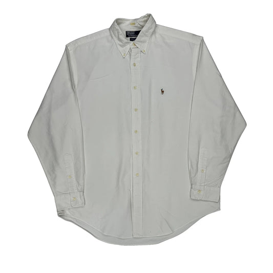 Polo By Ralph Lauren Shirt - Large White Cotton