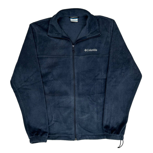 Columbia Fleece Jacket - Large Navy Polyester