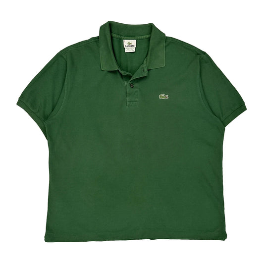 Lacoste Polo Shirt - XL Green Cotton
