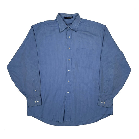 Tommy Hilfiger Shirt - Large Blue Cotton