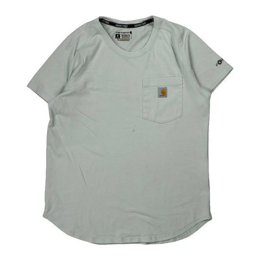 Vintage Carhartt T-Shirt - Medium White Cotton