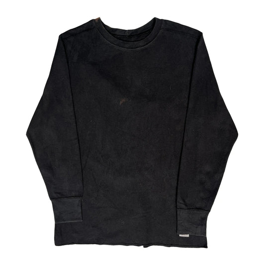 Vintage Carhartt Long Sleeve T-Shirt - XL Black Cotton