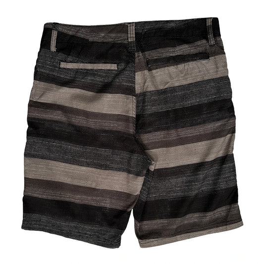 Oakley Striped Shorts - 30W 10L Black Polyester