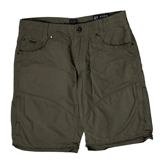 Kuhl Hiking Cargo Shorts - 32″ Waist Khaki Nylon Blend