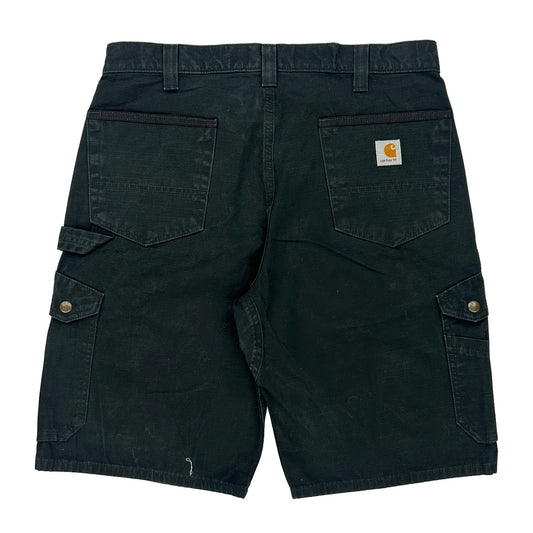 Carhartt Cargo Shorts - 34W 11L Black Cotton