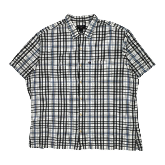 Polo By Ralph Lauren Checked Short Sleeve Shirt - 2XL Black & White Cotton