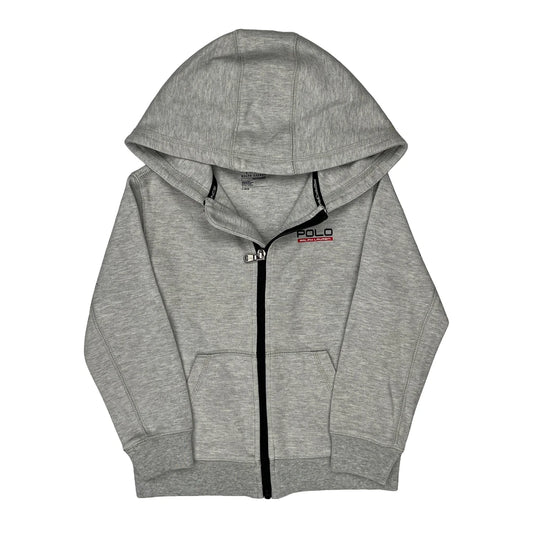 Age 5 Polo By Ralph Lauren College Hoodie - XS Grey Cotton Blend