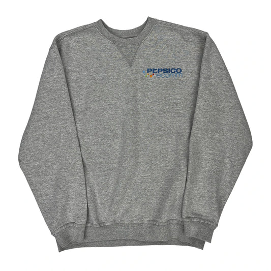 Pepsico Carhartt Sweatshirt - Large Grey Cotton