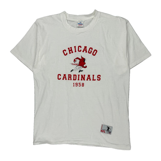 Chicago Cardinals Unbranded Graphic T-Shirt - Large White Cotton Blend
