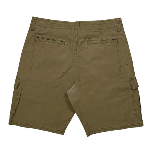Vintage Wrangler Cargo Shorts - 31W 10L Khaki Cotton Blend