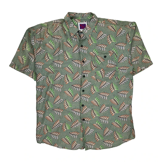 One Eight Hundred Short Sleeve Shirt - Medium Multicoloured Silk