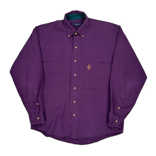 Gant Shirt - Medium Purple Cotton