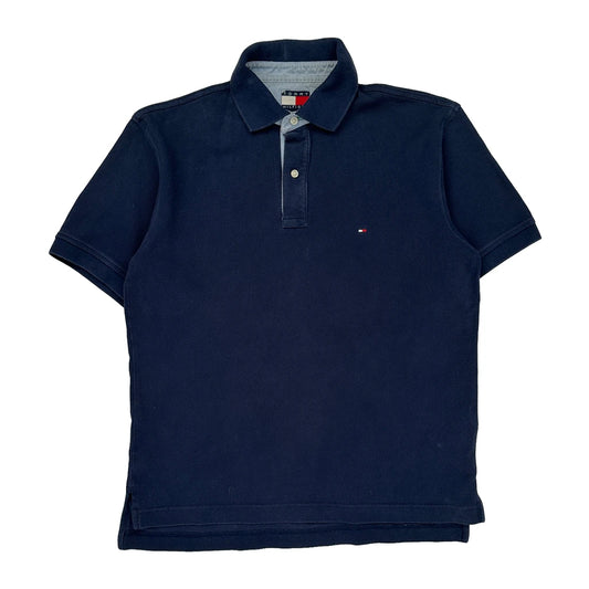 Tommy Hilfiger Polo Shirt - Medium Navy Cotton