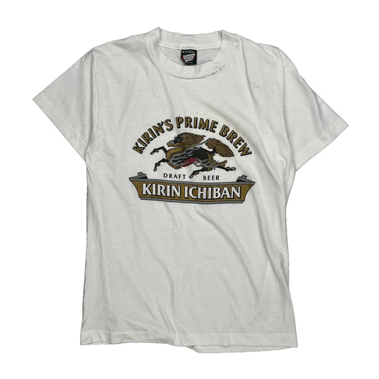 Screen Stars Single Stitch T-Shirt - Medium White Cotton Blend