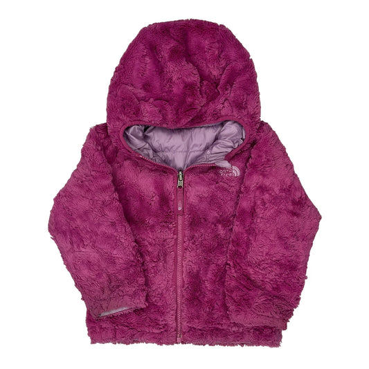 Age 3 The North Face Fleece Jacket - 4XS Pink Faux Fur